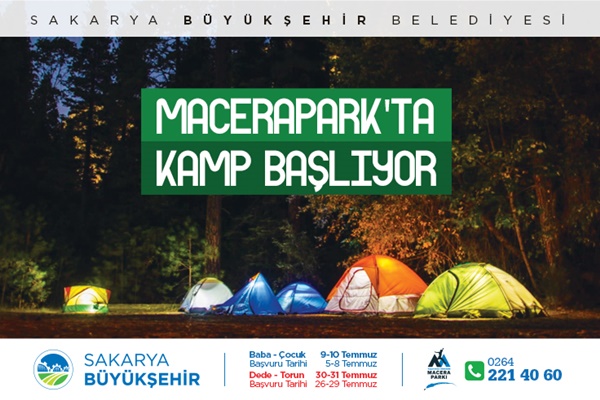 Sakarya’da Kamp Başlıyor