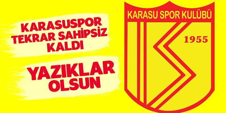 Karasuspor Kaderine Terk Edildi