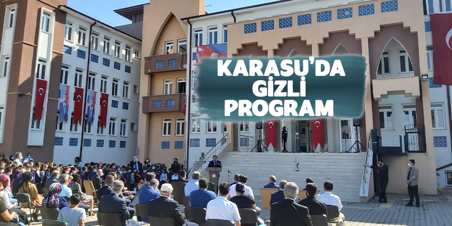 Karasu’da Gizli Program