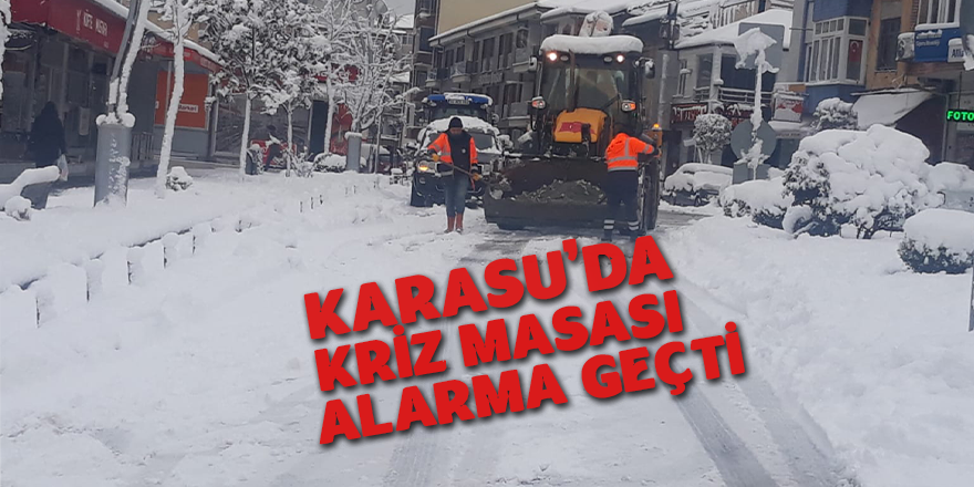 Karasu’da Kapalı Yol Yok