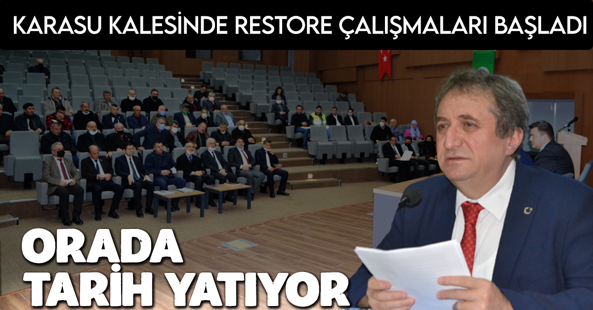 Karasu Kalesi Restore Ediliyor