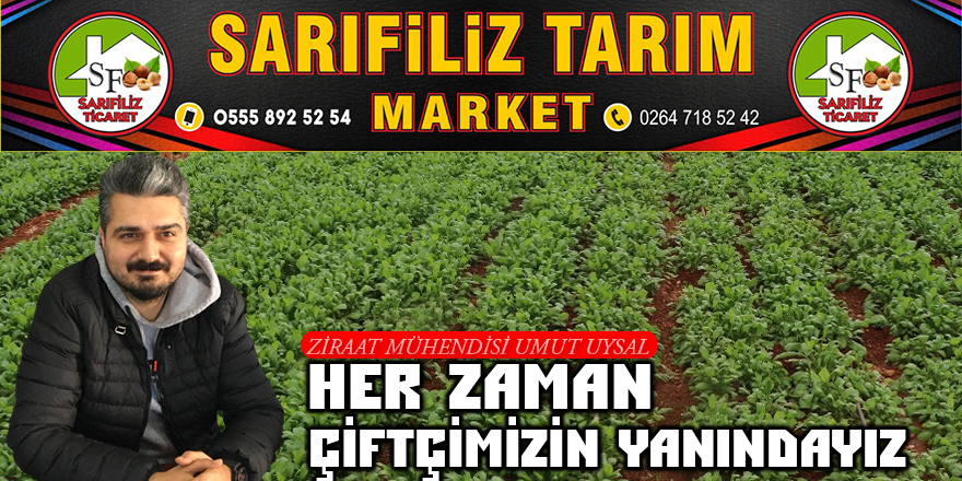 Çiftçimizin Her Zaman Yanındayız