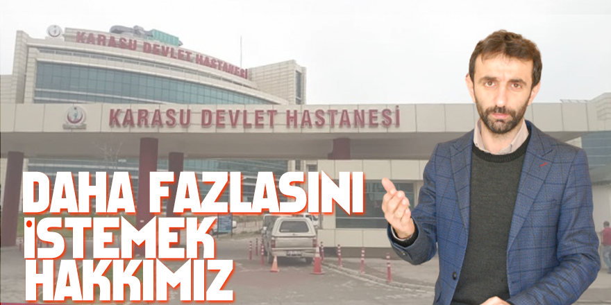 Hakkımız Ve Haddimiz