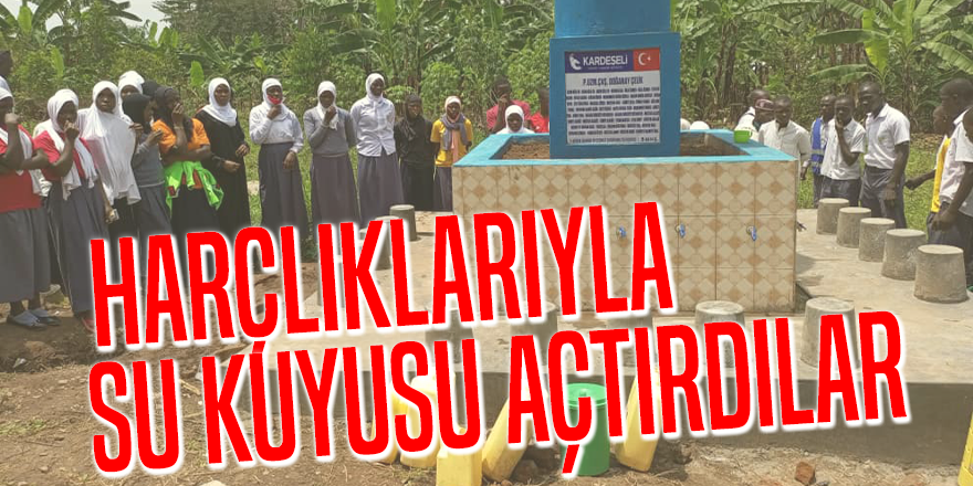 Öğrenciler Su Kuyusu Açtırdı