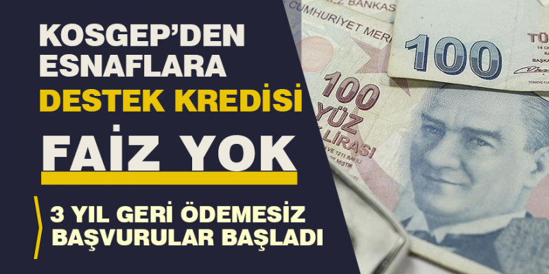 Destek Kredisi Açıklandı