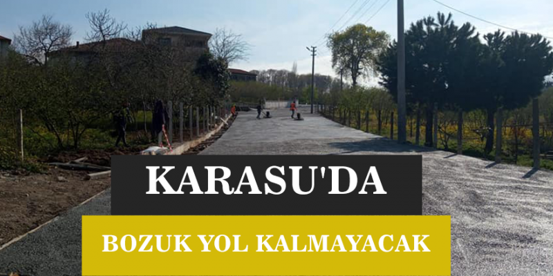 Yol Çalışmaları Devam Ediyor