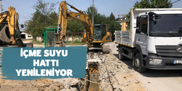 İçmesuyu Hattı Yenileniyor