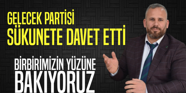 Sükunete Davet Etti